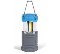 Lanterne pliable - KAMPA - Flare - Piles - Gris et bleu