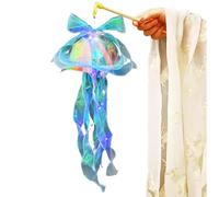 Lanterne à méduses à paillettes, lumières colorées décoratives de méduses | Lampe à méduses avec LED portable, lumières décoratives créatives de jouets illuminés colorés avec 3 m