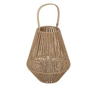 Atmosphera - Lanterne Ross Fibre végétale Marron h31cm