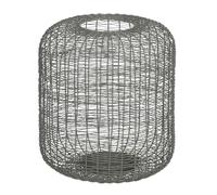 Lanterne Bougeoir Vert Fer 25 x 25 x 27 cm