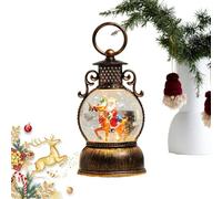 Lanterne Boule À Neige De Noël | Minuterie De 6 Heures avec Musique,Boule À Neige Lumineuse pour Table De Noël | pour Salle À Manger sous Le Sapin Salon Chambre Rebord De La Fenêtre Amis