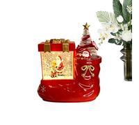 Lanterne Boule à Neige LED, alimentée par Batterie, décoration alimentée pa | Figurine de lanterne boule à neige de noël, pour bibliothèque, hall d'entrée, rebord de fenêtre, cheminée, chambre à coucher,