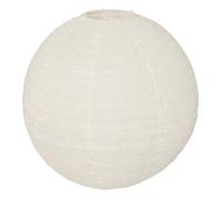 Lanterne boule Jordy en lin D.43cm blanc - Atmosphera Créateur d'intérieur