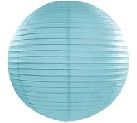 LANTERNE BOULE PAPIER AQUA MARINE 30 CM Bleu, turquoise, ciel