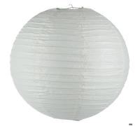 Atmosphera Lanterne boule en papier 45 cm de diamètre Blanc à suspendre