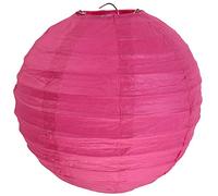 Lanterne Boule Papier Fuchsia - Diamètre 30cm