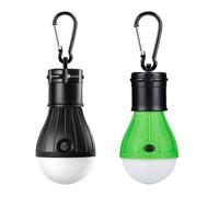 Lanterne Camping LED, Lampe Camping, Portable Étanche Lampe Tente, 3 Modes Luminosité, Etanche Portable Suspendue, pour Camping, Bricolage, Garage, Secours, Cave, 2pc