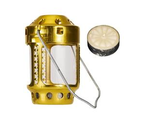 Lanterne chauffe-plat portable - Petit bougeoir, brûleur décoratif de nuit, accessoire d'éclairage intérieur et extérieur | Lampe bougie d'ambiance pour camping, pêche, jardin, relaxation