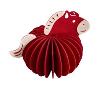 Lanterne Cheval En Feutre Pour Nouvelle Année Chinoise 2026, Décoration De Table Artisanale Créant Une Ambiance Harmonieuse, Parfaite Pour Réceptions, Décoration De Maison Pour Fêtes Et Rassemblements