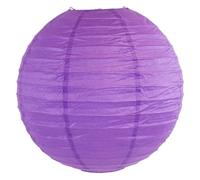 Lanterne Chinoise en Papier, mélange de Tailles, Ronde colorée Suspendue for fête de Mariage, décoration de la Maison en Salle de Classe(Lila,4 Pouces)