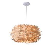 Lanterne Chinoise Plafonnier Lustre Lampe Suspension en Osier Luminaire Rotin Tissé à la Main Éclairage Plafonnier Suspendu Tissé à la Main Abat-Jour Restaurant Salon de Thé Chambre Salon Ro