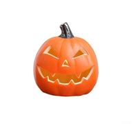 Lanterne citrouille d'Halloween à piles pour une utilisation en extérieur, fabriquée à partir de plastique, conçue pour créer un éclairage d'ambiance pour les fêtes d'Halloween (C)