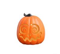 Lanterne citrouille d'Halloween à piles pour une utilisation en extérieur, fabriquée en plastique, conçue pour créer un éclairage d'ambiance pour les fêtes d'Halloween (F)