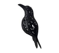 Lanterne corbeau - Ornement de décoration de porte gothique 3D, lampe à suspension effrayante avec pile bouton, sculpture gothique corbeau, lumière mystique imprimée en 3D | pour l'entrée du p