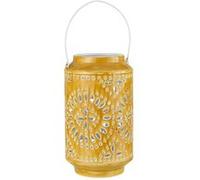 Lanterne Cylindrique Métal "Sévilla" 45cm Ocre