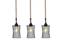 Lanterne cylindrique PENSANT LETURE LETUIRE Noir Fine E27 Base LUMIÈRES HAPPORTS Fire MATÉRIAL MÉTAL MATÉRIE Pendant