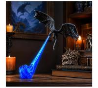 Lanterne de Bibliothèque Dragon LED Lampe Décorative Coin Lecture B-Petit | 4 Styles Disponibles, 2 Tailles au Choix, Décoration d'Étagère, Amoureux des Livres, Ambiance Fantastique