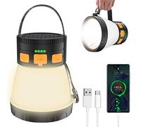 Lanterne de camping 1500 lumens avec charge de panneau solaire
