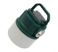 Lanterne de camping à énergie solaire avec plusieurs modes d'éclairage et crochets de suspension faciles pour plus de commodité (C52 vert)