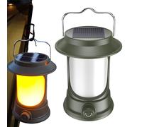 Lanterne de camping à LED - Lanterne solaire étanche - Lampe de camping à énergie solaire - Lanterne électrique portable étanche pour les pannes de courant, la pêche, la maison