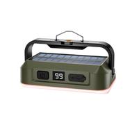 Lanterne de camping avec crochet étanche solaire dimmable lampe de poche | Lanterne portable rechargeable pour extérieur, randonnée, randonnée, pannes de courant, jardin, intérieur, bureau