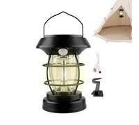 Lanterne de Camping - Capteur de Mouvement Portable Imperméable 4 Modes - Lampes extérieures portables solaires - pour Intérieur, Jardin, Pelouse, Terrasse, Balcon, Randonnée, Pêche, Pannes de