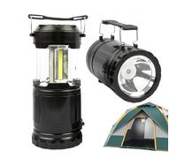 Lanterne de camping de survie - torches rechargeables portables pliables | Lanterne de camping à LED extérieure avec crochet et poignée, luminosité réglable, haute luminosité pour la chasse à la