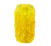 Lanterne de camping en acrylique parfaite pour améliorer la lumière et l'atmosphère (jaune)