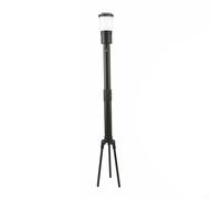 Lanterne de camping évolutive, lampe de tente pliable en alliage d'aluminium avec 3 modes, lampe de poche portable et lampadaire pour randonnée en plein air