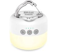 Lanterne de Camping , LED Lampe de Camping avec Rechargeable 5200mAh et 4 Modes d'éclairage Lanterne de torche de Camping pour la Randonnée, la Pêche, les Coupures de Courant à la Maison