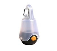 Lanterne de camping, lumière LED panoramique à 360° avec crochet magnétique, 4 modes blanc et rouge, rechargeable par USB-C, lampe portable compacte de 17 g pour tente de randonnée
