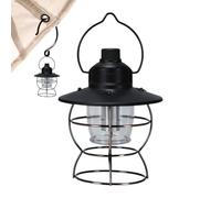 Lanterne De Camping Rechargeable - ABS PC Fer 22,5x15cm | Lanterne LED Vintage Avec Trois Modes D'éclairage | Lumière De Voyage Extérieure Portative Pour L'escalade, La Pêche, Le Camping, Le Jardin, L