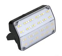 Lanterne de camping rechargeable, avec 7 modes d'éclairage, carte lumineuse LED portable, angle réglable de 90° et charge de type C, pour randonnée en plein air (noir)