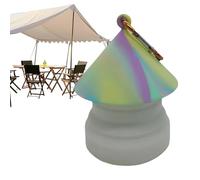 Lanterne de camping rechargeable en silicone étanche pliable pour tente de nuit portable pour randonnée, alpinisme, voyage, pêche, maison, chambre à coucher, chambre d'enfant, terrasse