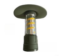Lanterne de camping rechargeable, lumières de camping LED rétro à luminosité réglable, luminosité portable à suspendre pour camping, lampe de camping vintage pour randonnée, pêche (vert)