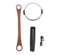 Lanterne de Camping Suspendue, 3 Modes d'Éclairage, Lumière Chauffante et Blanche, Intensité Variable, Batterie Rechargeable 2400mAh - Design Vintage, Utilisation Polyvalente pou