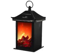 Lanterne de cheminée à piles à DEL - Lampe à feu à piles sans flamme à DEL | Décor de lumière de feu sans flamme doux et confortable réaliste pour la salle de mariage et la fête d'anniversaire