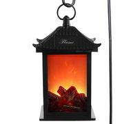 Lanterne de cheminée sans flamme | Lampe LED sans flamme à piles - Lumière de feu sans flamme avec brillance douce et réaliste pour salle de mariage et fête d'anniversaire