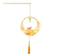 Lanterne De Fête Du Moyen-Automne,Kit De Fabrication De Lanternes De Fête Chinoise - Lampe Portable Illuminé Lapin Ornement Artisanal Pour La Maison Adultes Famille