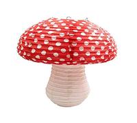 GROOMY Lanterne de fête, Gros 3 pièces Grandes lanternes en Papier en Forme de Champignon pour décor de fête d'anniversaire Suspendu 3D MLarge