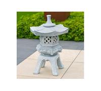 OUTSIDE LIVING-Lanterne en polyresine blanche Nature Outside Living Rokkaku Yukimi - 6,5 x 41,5 x 60,5 cm