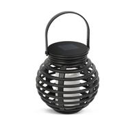 Lanterne de jardin avec bougie LED solaire - Photophore à énergie solaire - 1 pièce - Lampe de table d'intérieur et d'extérieur avec effet de flammes