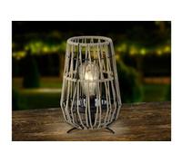 Lanterne de jardin solaire décorative sable - Ø 18 x 27,5 cm -