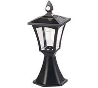 Lanterne de jardin solaire - ROYAL GARDINEER - Noir - 1W - Détecteur de mouvement