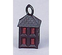Lanterne de Joseph FADEDA en plastique, LxlxH en mm : 5x5x18. Pour les crèches, les miniatures, les loisirs et le modélisme, les accessoires de maisons de poupées et les trains miniatures.
