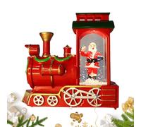Lanterne de Noël, vintage Train with Lights - Christmas Snow Globe Decorative Lanterns - For Indoor Table Shelf Fireplace Living Room Office School Farmhouse Party Holiday Winter