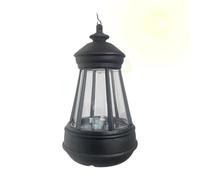 Lanterne de porche à énergie solaire - Lumière ambiante décorative, | Lampe de camping imperméable et suspendue pour cour, patio, porche , balcon, chemin, cour, villa, usage est