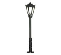 Lanterne de stationnement Viessmann 6070 H0 noire, LED blanc chaud