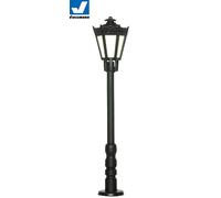 Lanterne de stationnement Viessmann H0 6070 noire, LED blanc chaud - NEUVE...