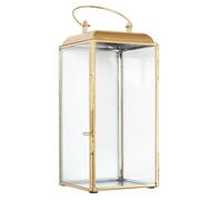 Home Deco Factory – Lanterne – Métal doré, verre transparent